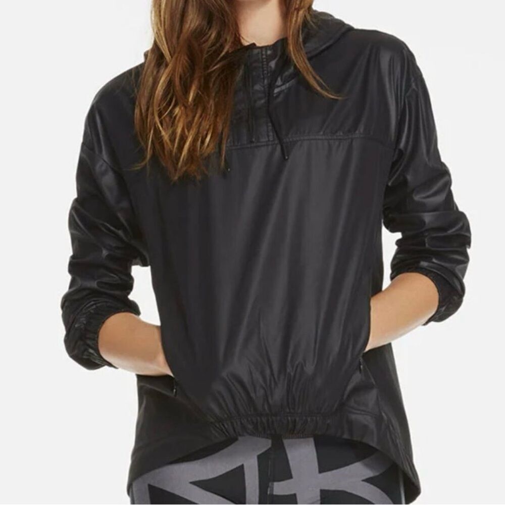 FABLETICS Europa Pullover II Hooded Jacket Black Medium